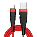 FLOVEME Hi-Tensile Type C Cable Braided Charging Data Cable 1M For Oneplus 5T Xiaomi Mix 2S Mi A1 S9