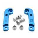 CNC Adapter Tire Increasing Turn Angle 25% -30% Drift Lock Kit For BMW E36 M3 Blue