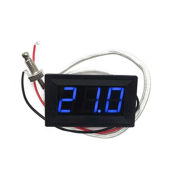 5pcs XH-B310 Digital Tube Blue LED Display Thermometer 12V Temperature Meter K-type M6 Thread Thermocouple Tester -30~800C Thermograph