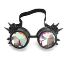 3 Colors Festivals Rave Kaleidoscope Goggles Rainbow Glasses Prism Diffraction Crystal