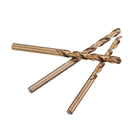 Drillpro 15pcs 1.5-10mm HSS M35 Cobalt Twist Drill Bit for Metal Stainless Steel Aluminium Copper