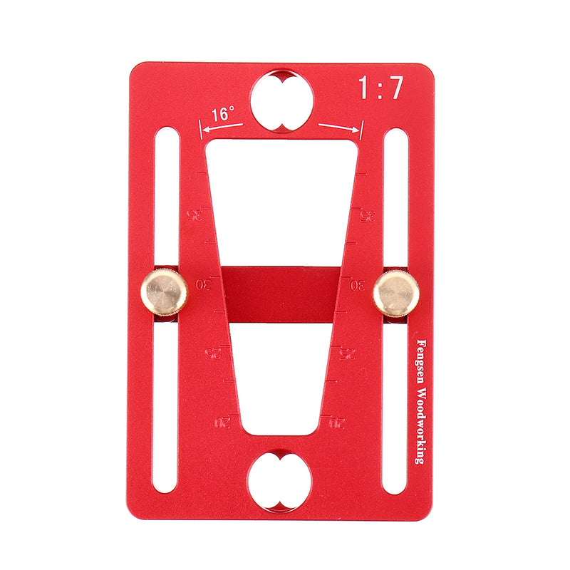 Aluminum Alloy Dovetail Scriber Dovetail Marking Gauge Tenon Template Woodworking Tools