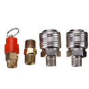 220V / 380V Air Compressor With Pressure Switch Control Valve Regulator Gauges