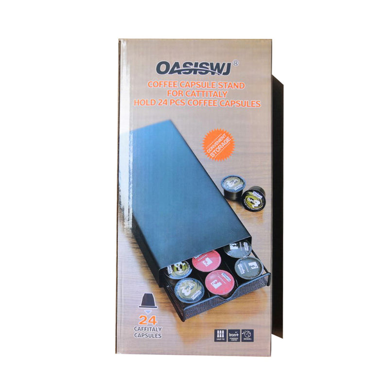 Coffee Capsule Capacity 24 Cup Holder Bracket Rack For Dolce Gusto Lavazza Nespresso