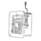 Mrosaa Hand-cranking Mini Transparent Acrylic Music Box Birthday Gift