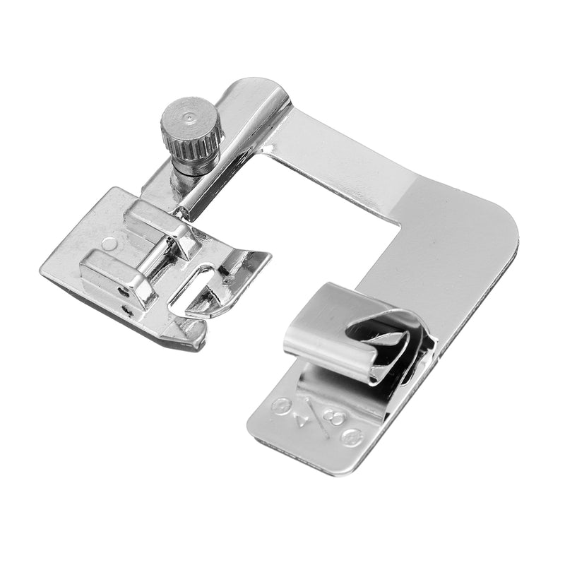 3Pcs Domestic Sewing Machine Presser Foot Rolled Hem Feet Set 4/8'' 6/8'' 8/8''