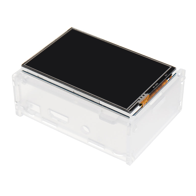 Geekcreit 3.5 inch TFT LCD Touch Screen + Protective Case + Heatsink+ Touch Pen Kit For Raspberry Pi 3/2/Model