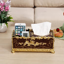 Retro Tissue Box Acrylic Paper Napkin Box Case Cover Phone Holders Organizer