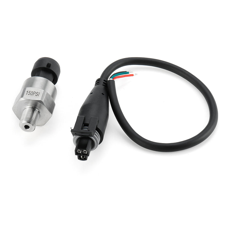 5V 1/8NPT Stainless Steel Fuel Pressure Sensor Transducer Sender For Oil Air Water 5/15/30/60/100/150/200/300/500/1000/1600 Psi