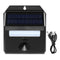 Garden Ultrasonic PIR Sensor Solar Animal Dispeller Dog Repeller W/Light Animal Repeller