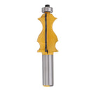 Drillpro 1/2 Inch Shank Architectural Cemented Carbide Molding Router Bit Trimming Wood Milling Cutter