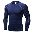 Pro Mens Compression Tight Long Sleeve Shirts Fitness Training Tops Activewear