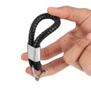 PU Leather Rope Key Chain Ring Metal Car Keyrings Keychain Decoration Gift