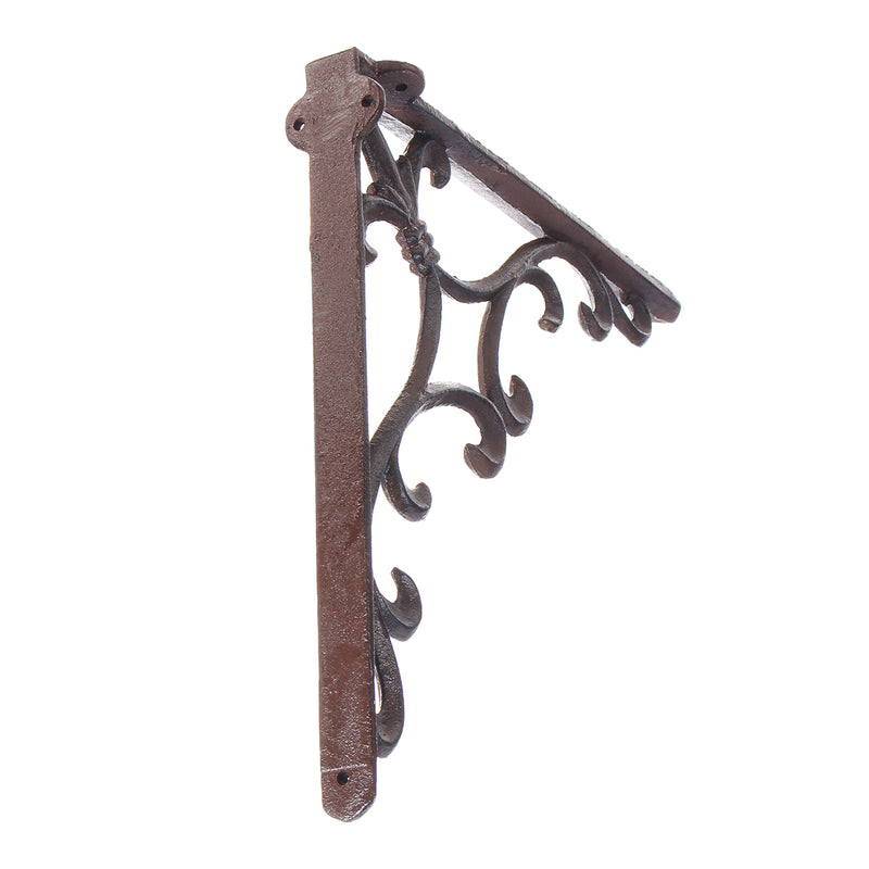 Cast Iron Wall Shelf Mount Bracket Support Mounted Supporter Home Garden Rusty