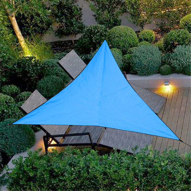 3m Triangular Waterproof Tent Sunshade Garden Patio Awning Canopy Sun Shelter