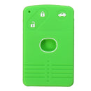 Car Key Case Cover Silicone 3 Buttons Smart Card Key Case Cover FOB For Mazda