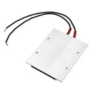AC220V 120W 120 Degrees 77x62x6mm Insulated Ceramic PTC Heating Plate Liquid Aluminum Shell Element Heater
