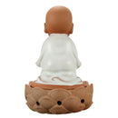 Ceramic Incense Burner Backflow Holder Porcelain Monk Bonze Stove Home Decor