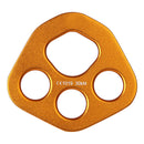 XINDA XD8609 Aluminum 30KN Climbing Rigging Plate Split Rope Descender Plate Anchor Multipliers