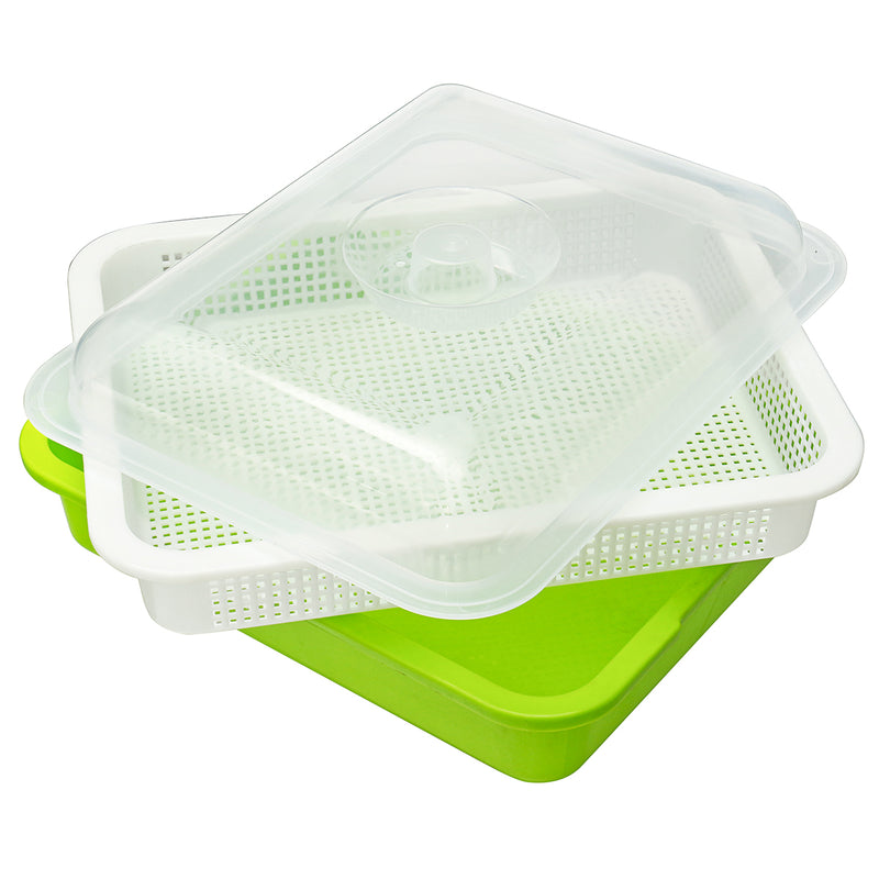 Seed Sprouter Tray Free PP Soil-Free Big Capacity Healthy Wheatgrass Grower Planting Grow Box