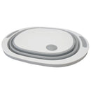 4 in 1 Multi-function Folding Cutting Board Dish Tub Drain Basket Vegetable Basin