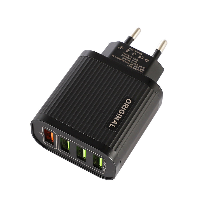 Bakeey QC3.0 3A 4USB Fast Charging USB Charger Adapter For iPhone 8Plus XS 11Pro Huawei P30 Pro Mate 30 Oneplus 7