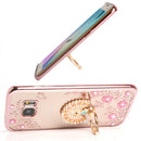 360 Degree Clasp Ring Holder TPU Soft Back Case Cover For Samsung Galaxy S7 G9300