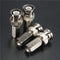 10pcs Copper BNC Male Plug RG59 Connector TV Aerial Coaxial Cable Adapter
