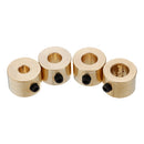 6/8/9/10mm Brass Depth Stop Collar Twist Drill Bit Shaft Ring Woodworking Positioner Spacing Ring Locator