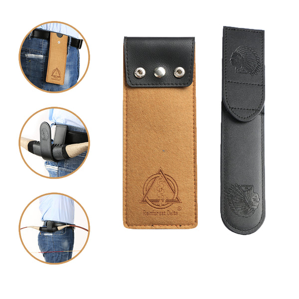 Leather Archery Pocket Holder Bag Bow Holder Outdoor Hunting Belt Waist Bag