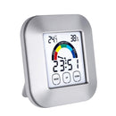 Digital THumidity Temperature Monitor Touch Electronic Meteorological Clock Indoor Thermometer Comfort Indication Thermometer