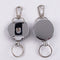 4cm High Resilience Steel Wire Rope Chain Recoil Metal Retractable Key Chain Alarm Key Ring