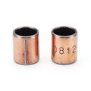 Machifit 10pcs 8x10x12mm Ball Bearing Bushing Copper Alloy Bearing Bushing