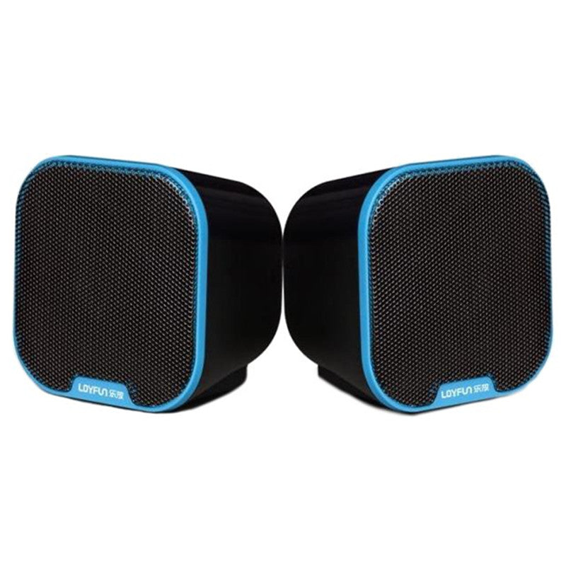 LOYFUN 807 Mini Portable HIFI Stereo 3.5mm Wired Speaker for Tablet Computer Mobile Phone