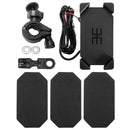 Universal Motorcycle Bike Handlebar Mount Holder USB Charger For 3.5-6inch Cell Phone GPS