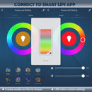 2W RGB Smart Night Light Switch LED 1200 Colors Scene Light APP Remote Control Wifi Enable Works with Alexa Google Assistant and IFTTT