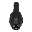 Drillpro 0.5-3.5mm Keyless Drill Chuck 3 Claw Clamp Chuck 1/4 Inch Hex Shank Drill Adapter