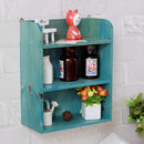 Wooden Wall Shelf Storage Holder Free Stand Desktop Organiser Decor Display Bracket Unit