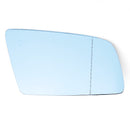 Right Side Blue Car Heated Side Mirror Glass For BMW 5 E60 E63 2004-2008