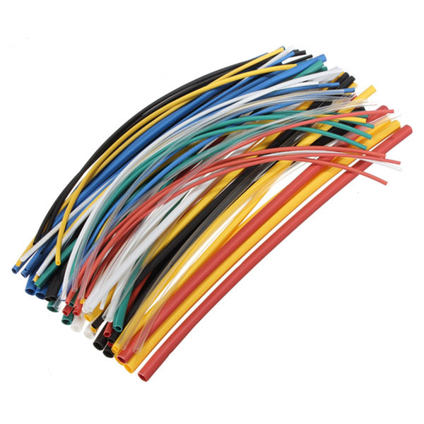 70Pcs 20cm 5size 2:1 Shrinkage Ratio 7color Polyolefin Heat Shrink Tube Sleeve Wrap Wire