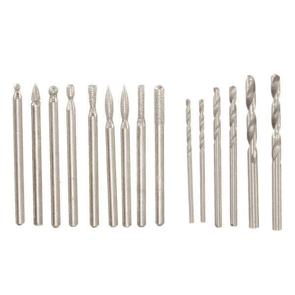 166pcs 1/8 Inch Shank Rotary Tool Accessories Set Polshing Tool Grinding Brush Polishing Wheel