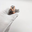 ReyLight Copper Pineapple Mini Nichia 219B 300lm 4500K R9080 High CRI EDC LED Flashlight AAA/10440 Mini LED Keychain Light