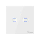 SONOFF T2 EU/US/UK AC 100-240V 1/2/3 Gang TX Series 433Mhz WIFI Wall Switch RF Smart Wall Touch Switch For Smart Home Work With Alexa Google Home