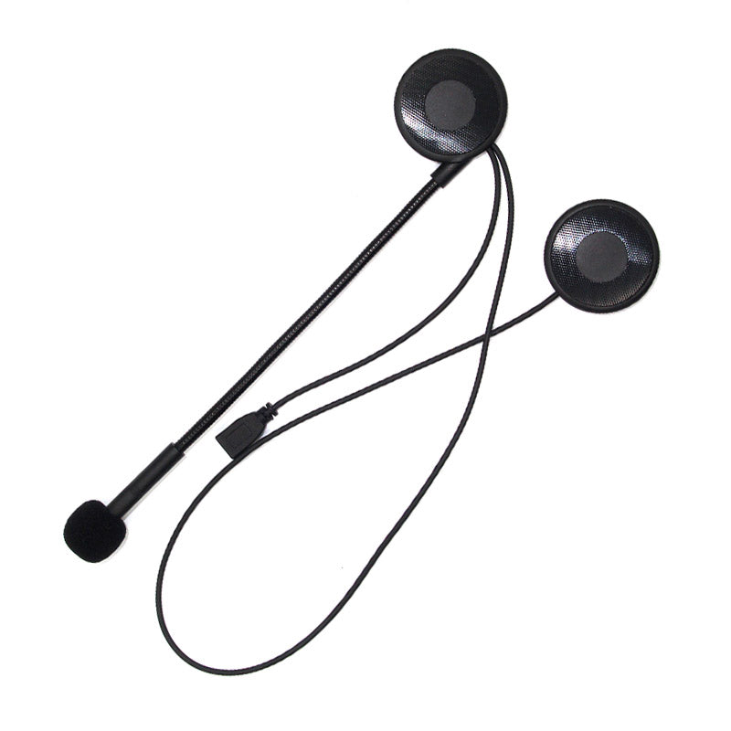 Enusic M5 Ultra-thin Noise Reduction BT Earphone Motorcycle Helmet Wirless bluetooth Headset Moto Speaker with Sponge Microphone