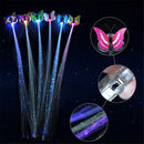 Novelty LED Shining Hair Braids Barrette Flash LED Fiber Hairpin Clip Light Up Headband Decorations