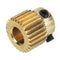 JGAURORA 26 Teeth 5mm Brass Extrusion Wheel Gear For 3D Printer
