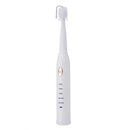 Minleaf ML-201 Sonic Electric Toothbrush USB Induction Charging Full Body Washable with 4 Replacement Brush Heads