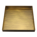 Geometric Gold Trays Metal Iron Food Fruit Plate Desktop Makeup Organizer Jewelry Dish Storage Holder