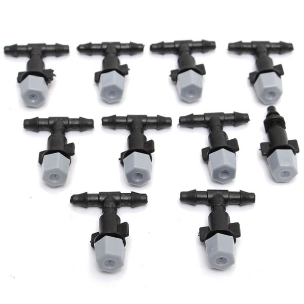 10m 33ft Gardening Plant Micro Drip Irrigation System Patio Atomization Micro Sprinkler Cooling Kit