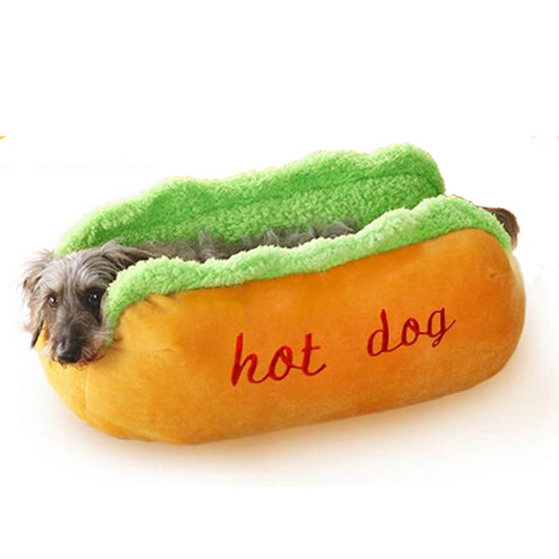 Hot Dog Shape Pet Mattress Puppy Cat Soft And Dirty Pet Bed S L Size
